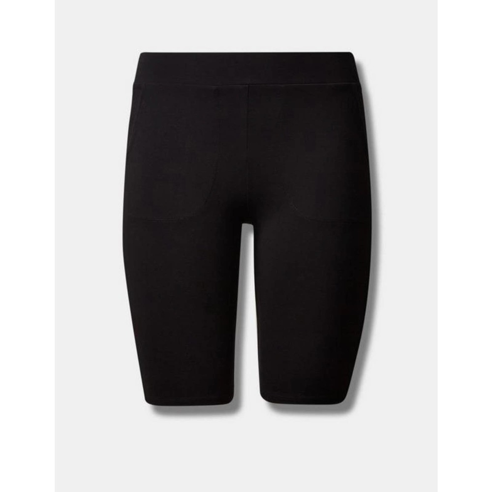 Torrid Black Biker Shorts 0X - Picture 2 of 2